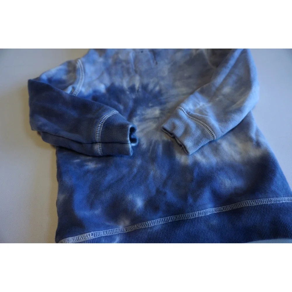 OshKosh Bgosh Kids Blue Tie Dye Pullover Hoodie Sweatshirt 24M